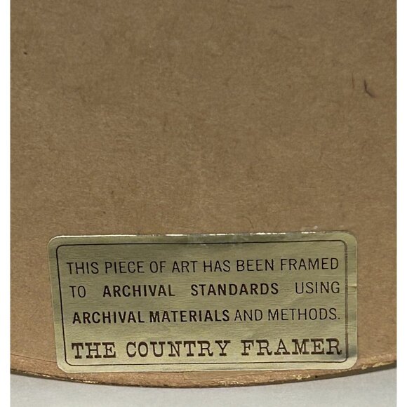 Jan Hagara Oval Frame Matted Art Girl & Doll Romantic Victoriana ‘77 Cottagecore - Picture 7 of 16